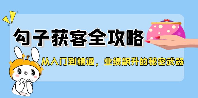 （12247期）从入门到精通，勾子获客全攻略，业绩飙升的秘密武器-孔明聊项目