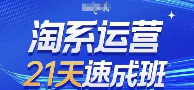 淘系运营21天速成班(更新24年12月)，0基础轻松搞定淘系运营，不做假把式-孔明聊项目