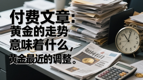 付费文章：黄金的走势意味着什么，如何看待黄金最近的调整-孔明聊项目