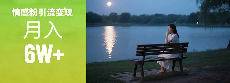 情感粉引流变现实操课：单月变现6w+，情感粉引流变现实操课-孔明聊项目