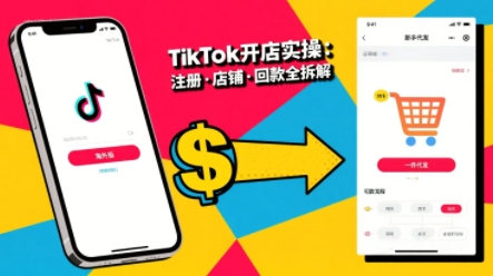 TikTok从开店到投流的进阶课，从基础实操到高阶技巧一网打尽-孔明聊项目