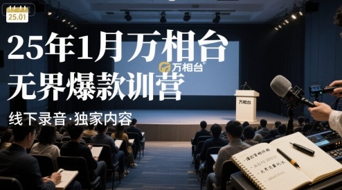 25年1月万相台无界爆款特训营线下录音-孔明聊项目