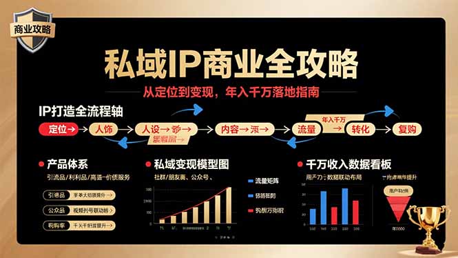私域IP商业全攻略，从定位到变现，年入千万落地指南-孔明聊项目