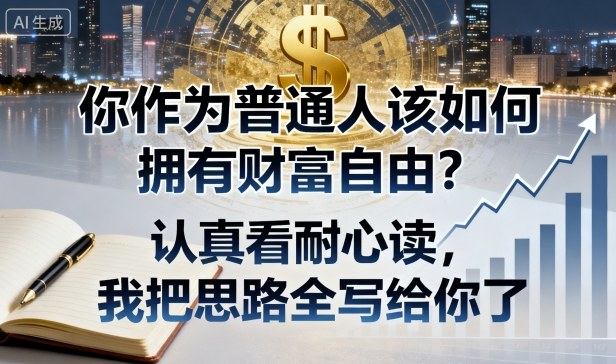 付费文章：你作为普通人该如何拥有财富自由？认真看耐心读，我把思路全写给你了-孔明聊项目