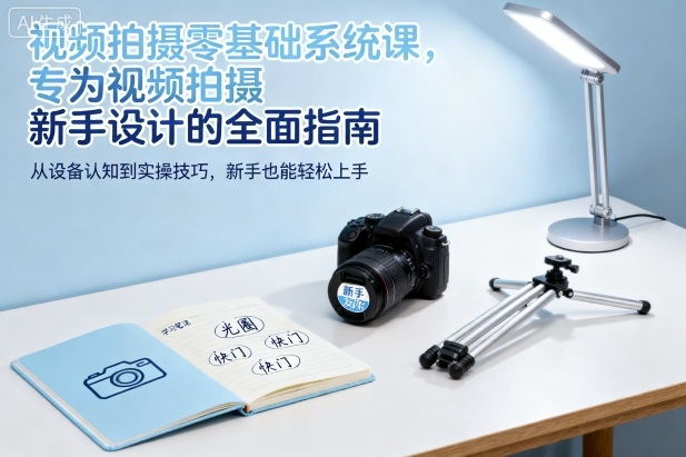 视频拍摄零基础系统课，专为视频拍摄新手设计的全面指南-孔明聊项目