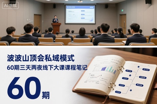 波波山顶会私域模式60期三天两夜线下大课课程笔记(文档)-孔明聊项目