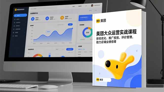 美团大众运营实战课程，排名优化、推广投放、评价管理，助力店铺业绩倍增-孔明聊项目
