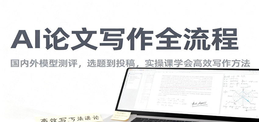 AI论文写作全流程，国内外模型测评，选题到投稿，实操课学高效写作方法-孔明聊项目