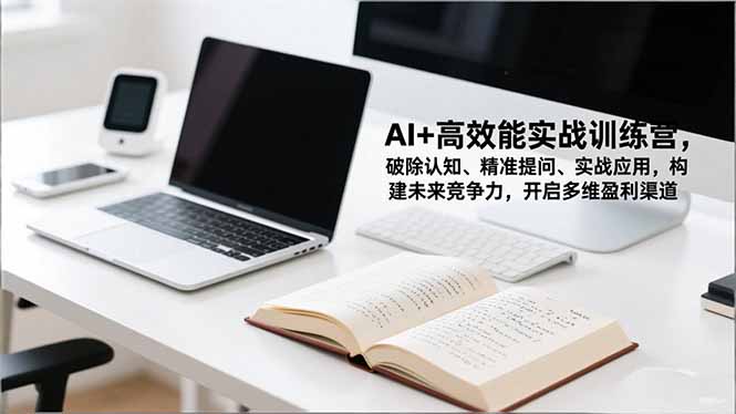 AI+高效能实战训练营,破除认知、精准提问、实战应用,构建未来竞争力,开启多维盈利渠道-孔明聊项目