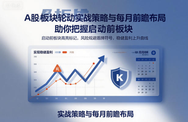 A股板块轮动实战策略与每月前瞻布局，助你把握启动前板块，规避风险，实现稳健盈利-孔明聊项目