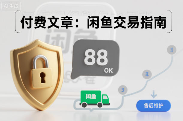付费文章：闲鱼交易指南，怎么才能降低被坑被马扁的概率-孔明聊项目