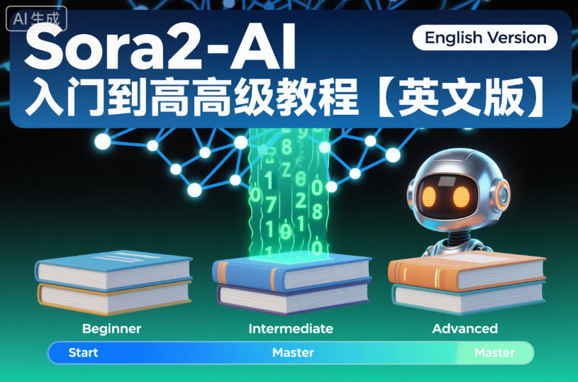 Sora2-AI入门到高级教程【英文版】-孔明聊项目
