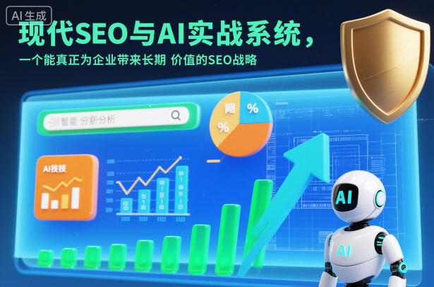 现代SEO与AI实战系统，一个能真正为企业带来长期价值的SEO战略(英语+中文字幕)-孔明聊项目