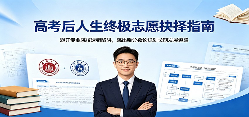 高考后人生终极志愿抉择指南：避开专业院校选错陷阱，跳出唯分数论规划长期发展道路-孔明聊项目