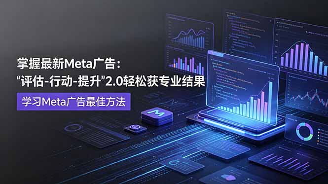掌握最新的Meta广告，通过“评估-行动-提升”2.0版本轻松获得专业级结果。学习目前学习Meta广告的最佳方法-孔明聊项目