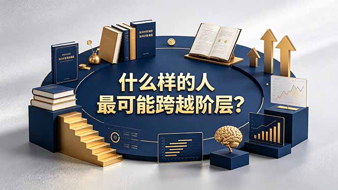 付费文章：什么样的人最可能跨越阶层？具备这五种特质，普通人也能顺利跨越阶层-孔明聊项目